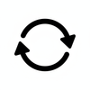 360 degree rotation arrow icon